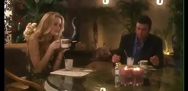  Romantic dinner prepared by charming Jessica Drake for handsome fellow  obtained smooth transitioning to hot intercourse